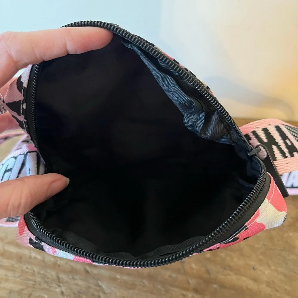 Anti Social Social Club Pink Camo Get Weird Cross Body Bag